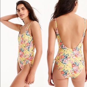 J. Crew liberty floral bouquet onepiece swimsuit